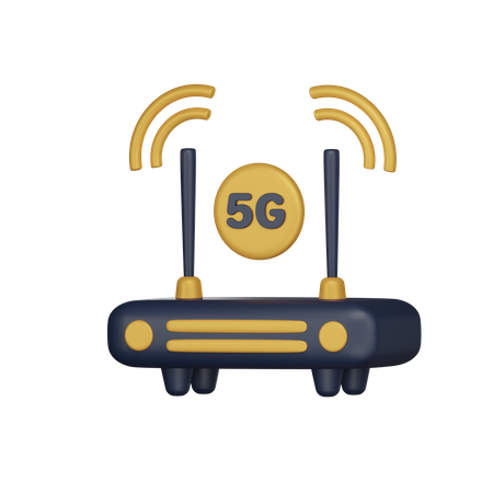 Roteador 5G  3D Icon