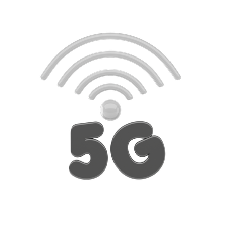 5G Signal  3D Icon