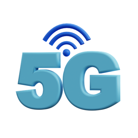 Sinal 5G  3D Icon