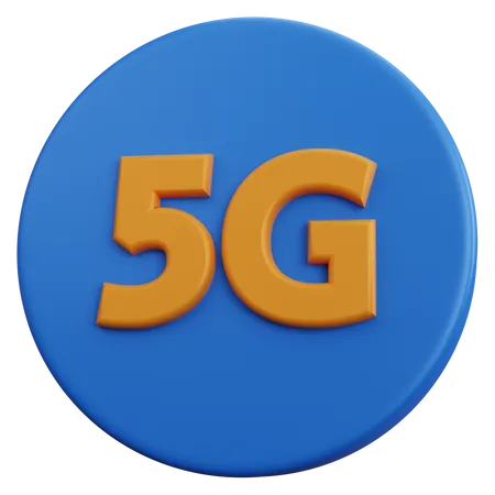 5 G Technology  3D Icon