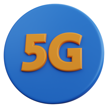 5 G Technology  3D Icon