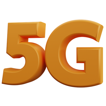 5 G Technology  3D Icon