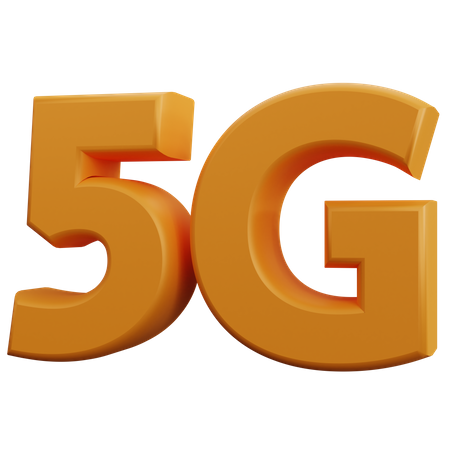 5 G Technology 3D Icon