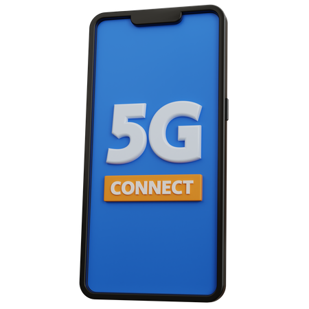 5G Verbindung  3D Icon