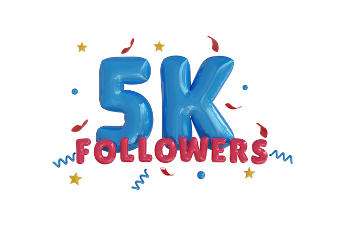 5 km  3D Icon