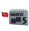 5 March Calender