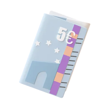 5-Pfund-Note  3D Icon