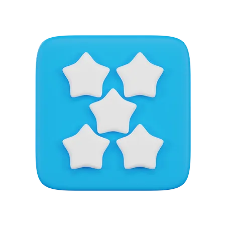 Star 3 D Icon Isolated 3 D User Interface 3 D Rendering 3D Icon