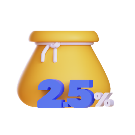 5 zakat  3D Icon