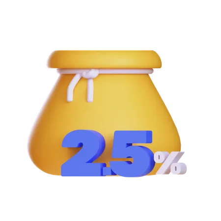 5 zakat  3D Icon