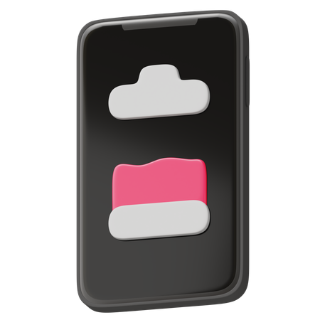 배터리 50퍼센트  3D Icon