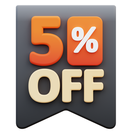 50% rebajado  3D Icon