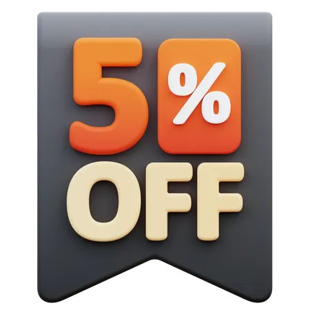 50% rebajado  3D Icon