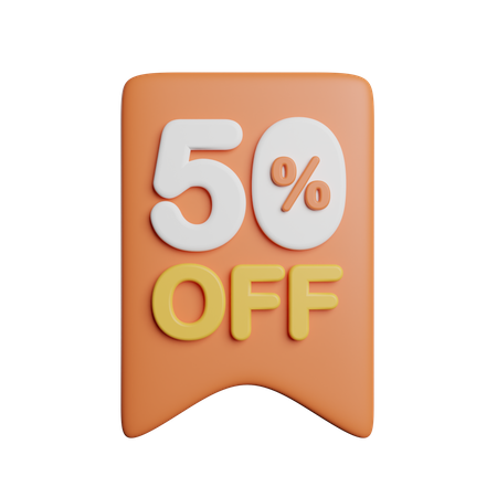50% de desconto no selo  3D Icon