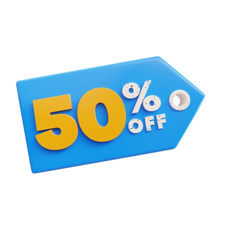 50% DE RÉDUCTION  3D Icon