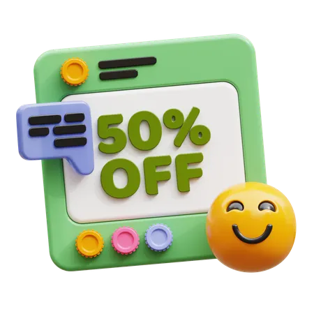 50 OFF  3D Icon