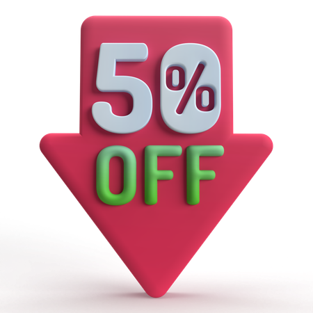 50 Off  3D Icon