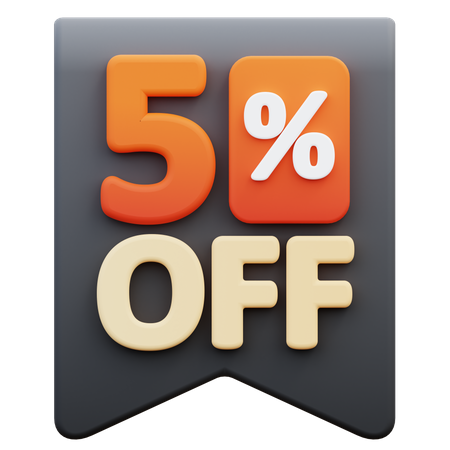 50% Off  3D Icon