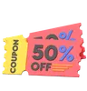 50 Percent Discount Coupon