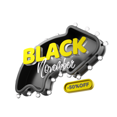 50 Percentage Discount  3D Icon