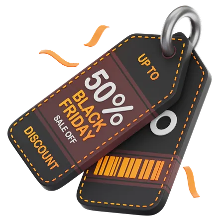 50 Percentage Sale  3D Icon