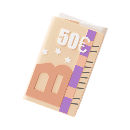 50-Pfund-Note  3D Icon