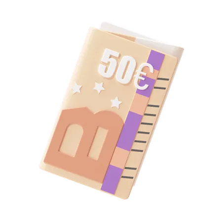 50-Pfund-Note  3D Icon