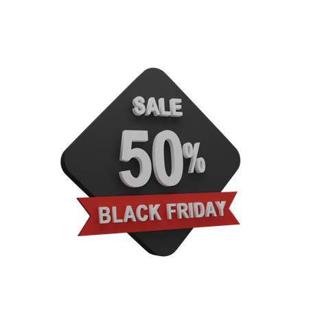 50 pour cent de réduction  3D Icon