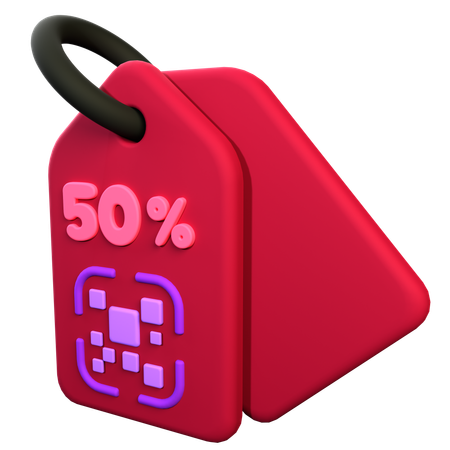 50 % de réduction  3D Icon