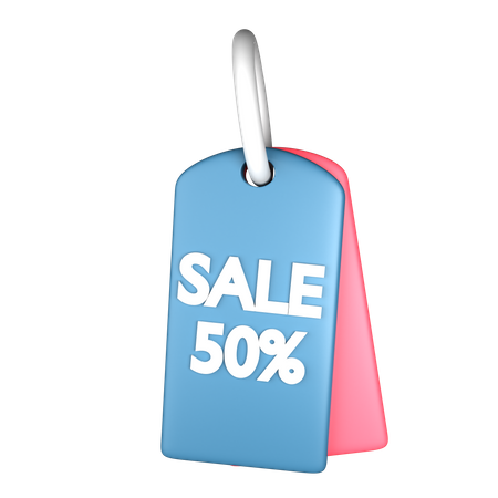 50 % de réduction  3D Icon