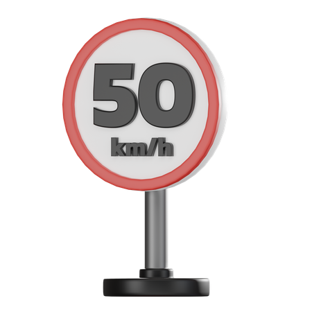 50 Speed  3D Icon