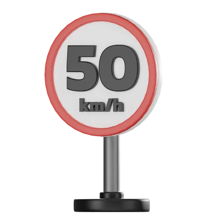 50 Speed  3D Icon