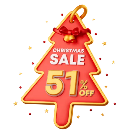 51 Percentage Special Offer  3D Icon
