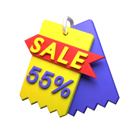 55% Discount  3D Icon