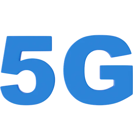 5G  3D Icon