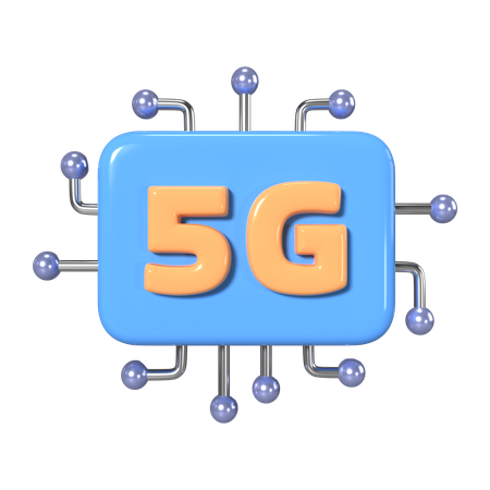 5G  3D Icon
