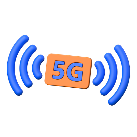 5G  3D Icon