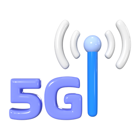 5G  3D Icon