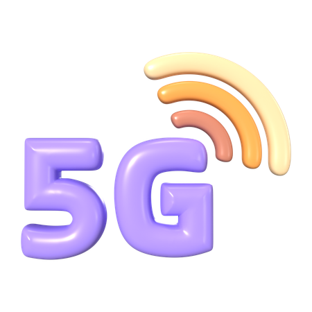 5G  3D Icon