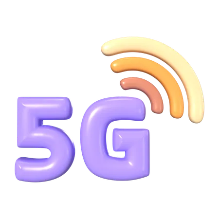 5G  3D Icon