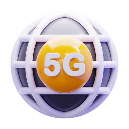 5G  3D Icon