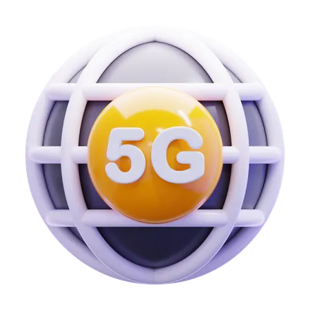 5G  3D Icon