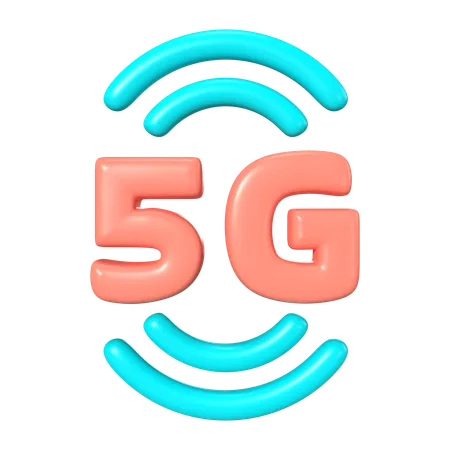 5G  3D Icon