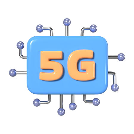 5G  3D Icon