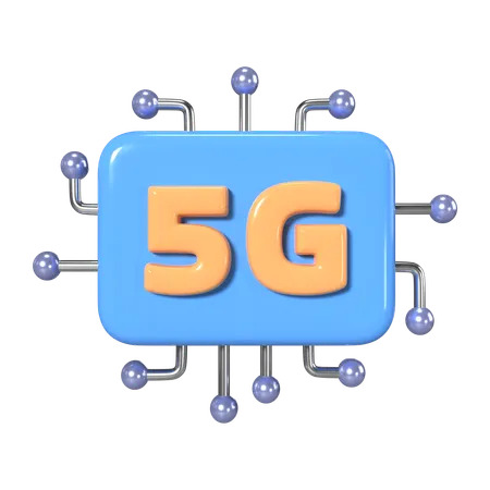 5G  3D Icon