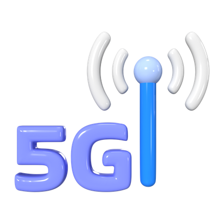 5G  3D Icon