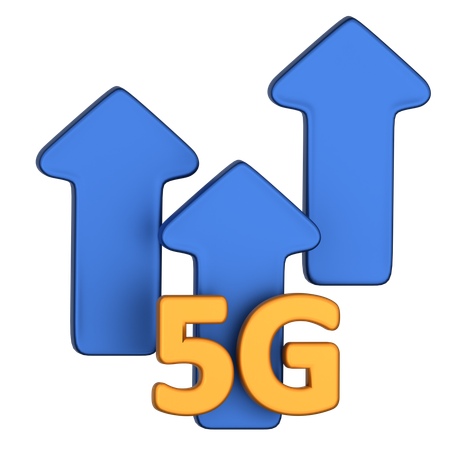 5g de alta velocidad  3D Icon