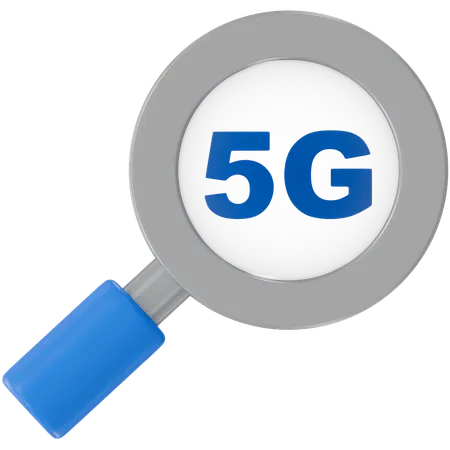 Búsqueda 5g  3D Icon