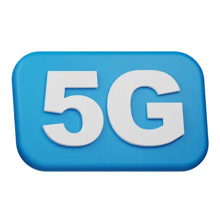 5G 연결  3D Icon