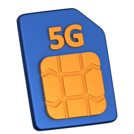 5G Data Roaming  3D Icon